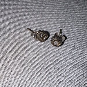 Silver Acorn Stud Earrings